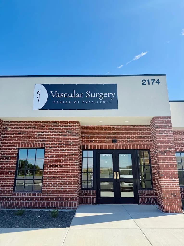 The front entrance of The Vascular Surgery Center of Excellence in Twin Falls