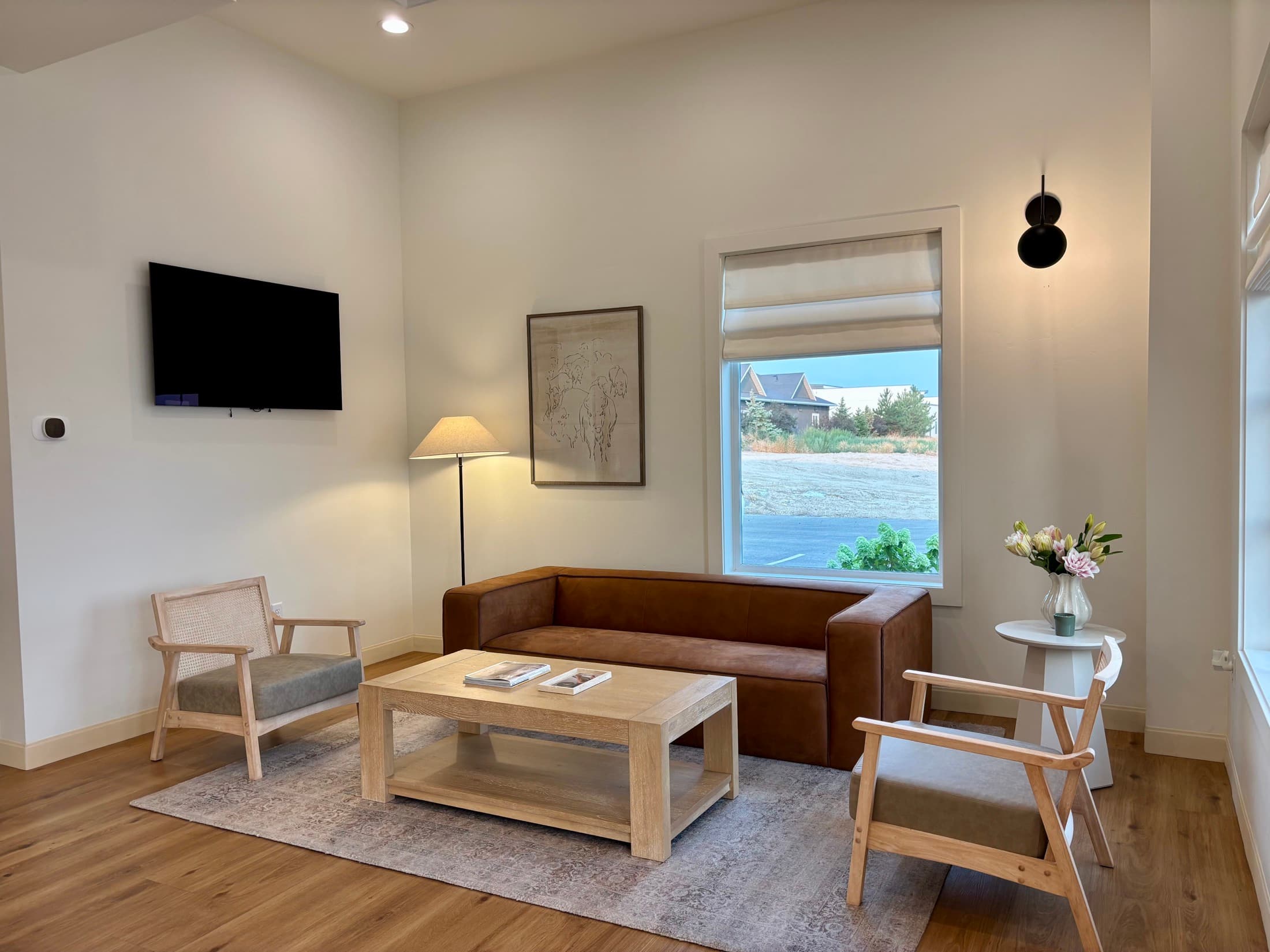 The patient waiting room at The Vascular Surgery Center of Excellence